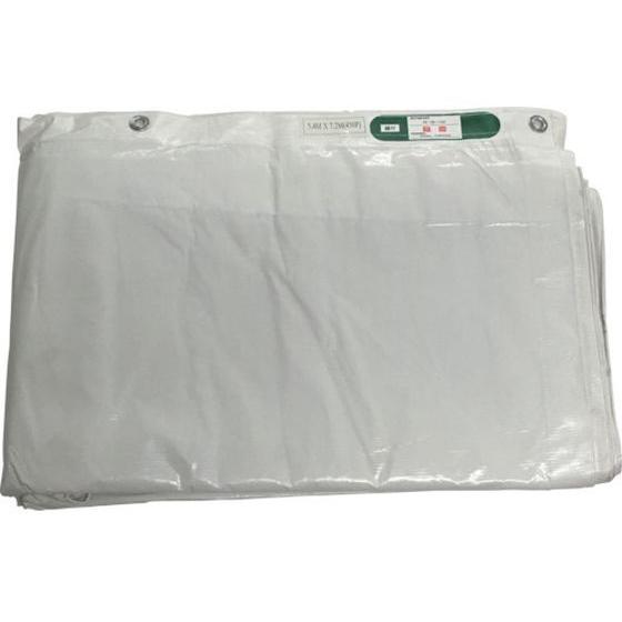 【お取り寄せ】ユタカメイク 白防炎シート普及型 5.4m×7.2m B-246 防炎シート 現場 安...