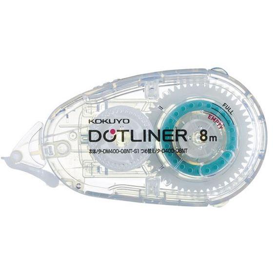コクヨ ドットライナー しっかり貼るタイプ 本体 8m 透明 テープのり のり 接着剤 切る 貼る ...