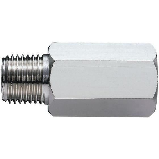 【お取り寄せ】新潟精機 延長ニップル ブッシュ 同径 N-422LG 空圧工具 作業用品 工具