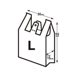 ケミカルジャパン 乳白手さげポリ袋 L 20枚...の詳細画像1