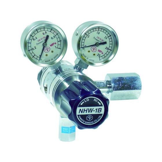 【お取り寄せ】ヤマト 分析機用フィン付二段圧力調整器 NHW-1B NHW1BTRCCO2 溶接ガス...