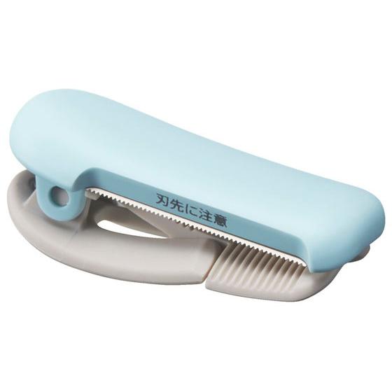 コクヨ テープカッターカルカット クリップタイプ小巻20〜25mm幅用ライトブルー テープカッター ...