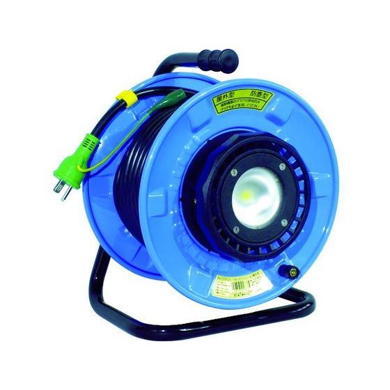 【お取り寄せ】日動 電工ドラム 防雨防塵型LEDライトリール(照明付ドラム) 20m SDW-E22...