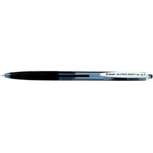 パイロット/スーパーグリップGノック式 0.7mm 細字 黒/BSGK-10F-BB  黒インク 油性ボールペン ノック式 ボールペンの商品画像