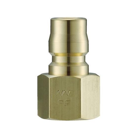 【お取り寄せ】ナック クイックカップリング TL型 真鍮製 オネジ取付用 バルブレス CTL08PF...