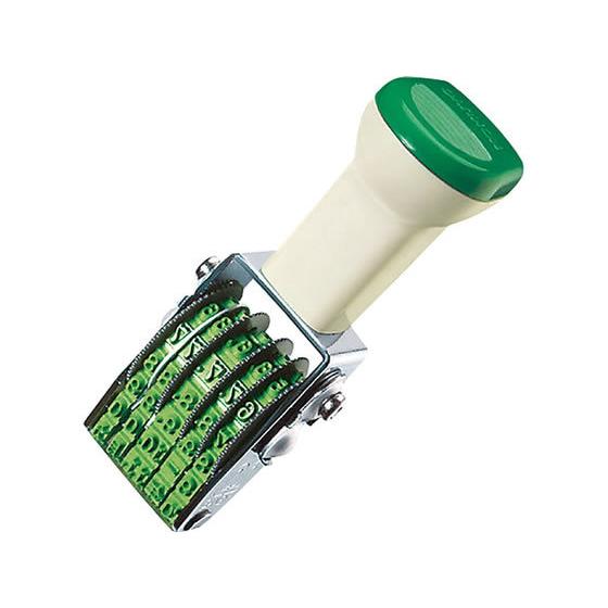 コクヨ 回転印 欧文日付 5号5連 明朝体 IS-D5N 日付回転印 回転ゴム印 スタンプ ビジネス...