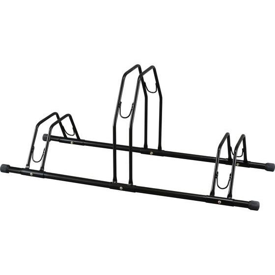 【お取り寄せ】アイリスオーヤマ 自転車スタンド 3台用 ブラック BYS-3-R 自転車用品 アクセ...