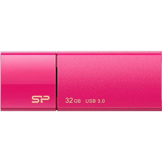 シリコンパワー USB3.0 スライド式USBメモリ 32GB ピンク ＵＳＢメモリ 外付けドライブ...