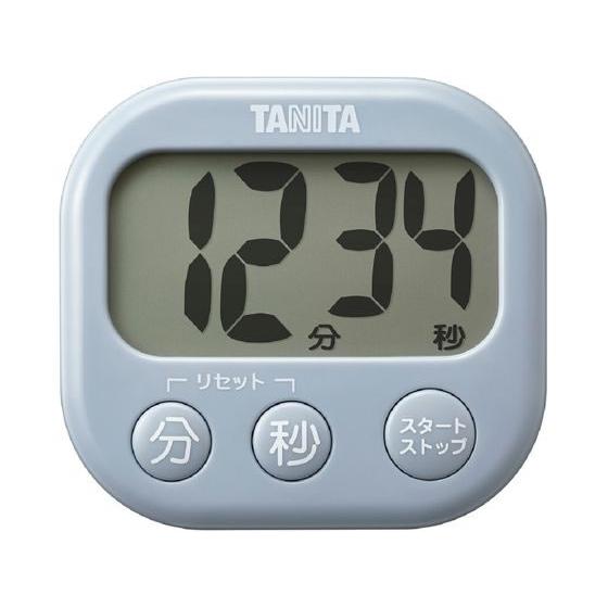 タニタ 抗菌でか見えタイマー ブルーグレー TD429BL キッチンスケール タイマー 調理器 キッ...