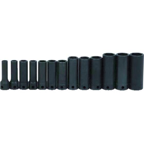 【お取り寄せ】WILLIAMS 3／8ドライブ ディープソケットセット 6角 13個 インパク JH...