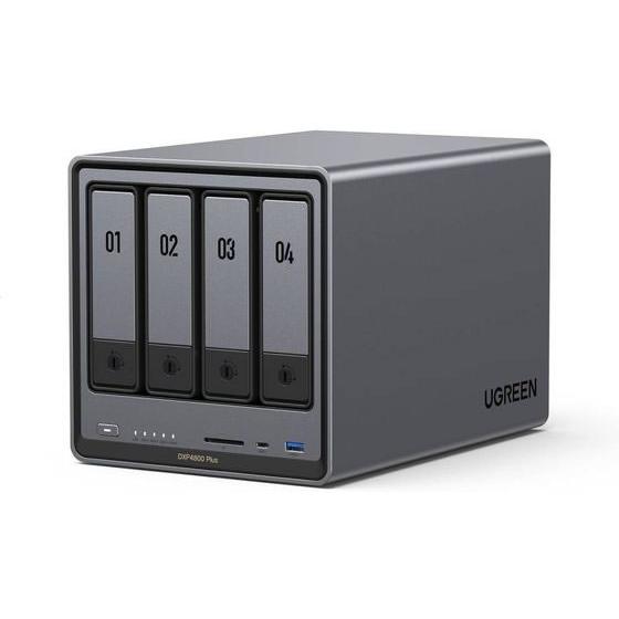 UGREEN NASストレージ NASync SATA4ベイ 144TB対応 DXP4800PLUS