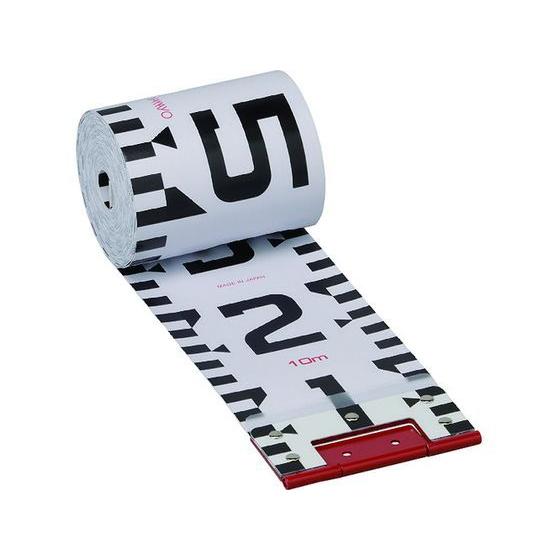 【お取り寄せ】KDS 記録証明写真用ロッド120巾10m R120-10 標尺 測量用品 工事用品 ...