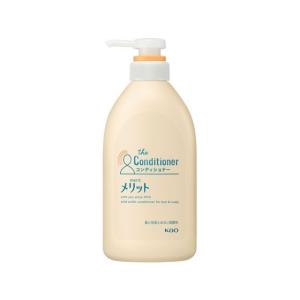 KAO メリット コンディショナー ポンプ 480ml  花王 ＫＡＯ シャンプー リンス お風呂 ヘアケア｜jetprice