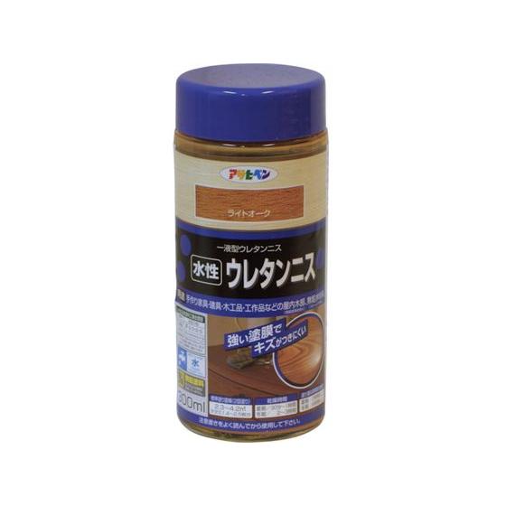 【お取り寄せ】アサヒペン 水性ウレタンニス 300ML ライトオーク 塗料 塗装 養生 内装 土木 ...