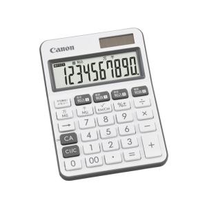 CANON カラフル電卓 ミニ卓上 チャコール LS-105WUC-CH 2306C006 可愛い 小型電卓 一般 実務電卓 文具