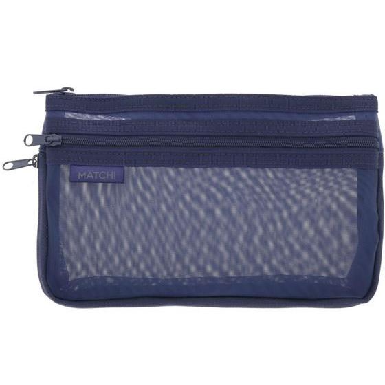 サンスター メッシュケース MATCH ネイビー S2132796 小物入れ デスクトップ収納 デス...