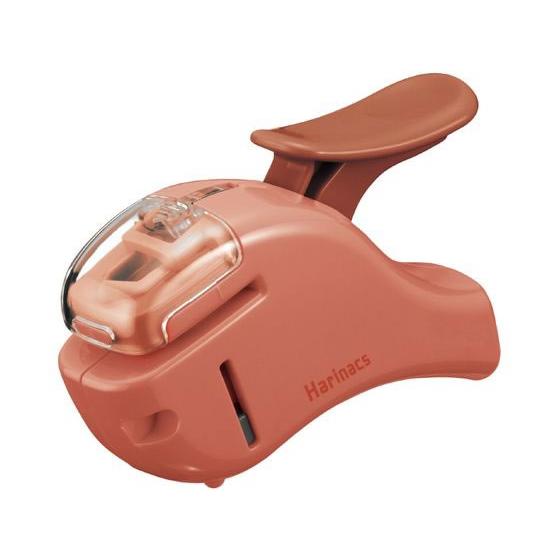 コクヨ 針なしステープラーハリナックス コンパクトアルファ サーモンピンク 針なし ホッチキス ステ...