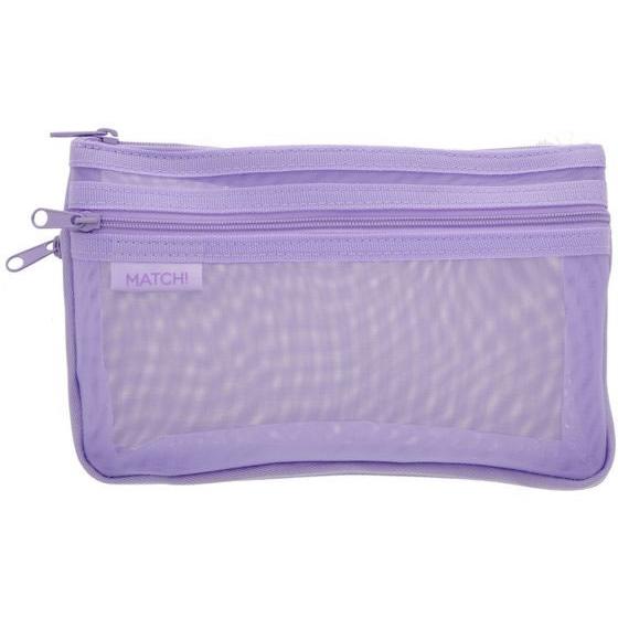 サンスター メッシュケース MATCH ラベンダー S2132818 小物入れ デスクトップ収納 デ...