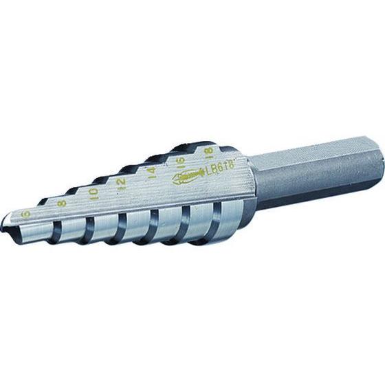 【お取り寄せ】エビ ステージドリル ノンコーティング 9段 軸径10mm 4-12 LB412B 穴...