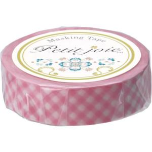 【お取り寄せ】ニチバン ニチバン プチジョア マスキングテープ ギンガムチェック ピンク PJMT-15S004