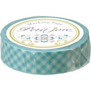 【お取り寄せ】ニチバン ニチバン プチジョア マスキングテープ ギンガムチェック ライトブルー PJMT-15S005