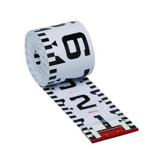 【お取り寄せ】KDS 記録証明写真用ロッド120巾20m R120-20 標尺 測量用品 工事用品 ...