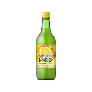 ポッカサッポロ お酒にプラス レモン 540ml 瓶 6本入 割り材 割材