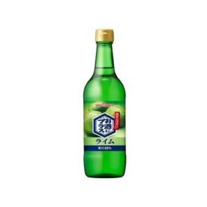 ポッカサッポロ お酒にプラス ライム 540ml 瓶 6本入 割り材 割材