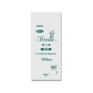 メール便対応（3袋まで）】HEIKO PP食パン袋 半斤用 （100枚入