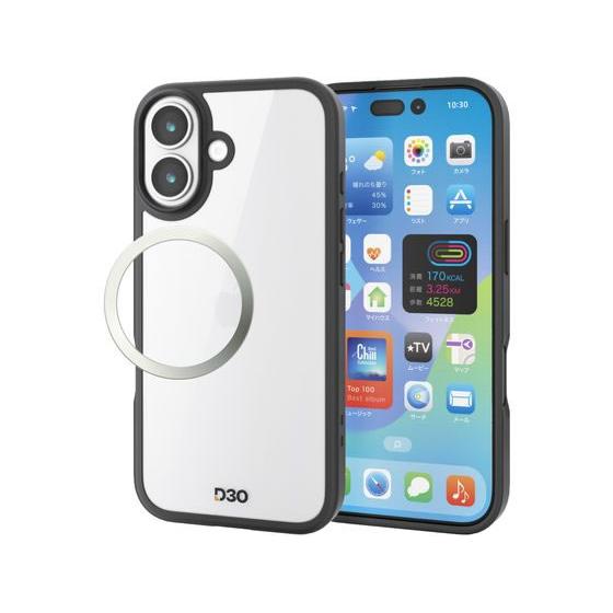 【お取り寄せ】エレコム iPhone17 ケース D3O ブラック PM-A25AD3OFCBK ス...
