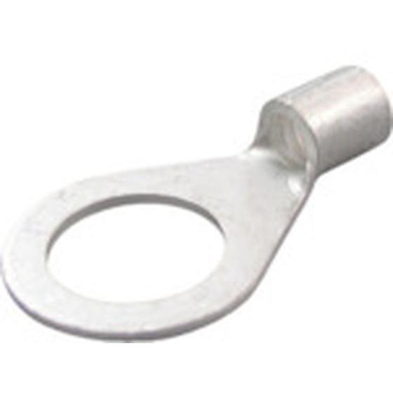 【お取り寄せ】ニチフ 裸圧着端子 R形(50P)外寸22mmスタッド径15mm R 8-14 圧着端...