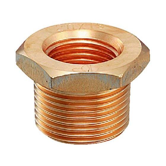 【お取り寄せ】カクダイ 砲金ブッシング 6167Y-20X13 継手 パイプ 水道 空調配管用工具 ...