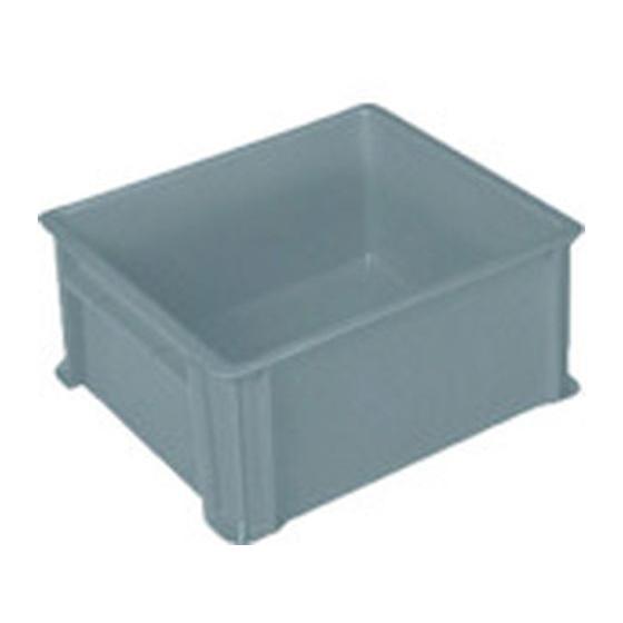 【お取り寄せ】ヒシ S型コンテナ有効内寸327×287×152mm グレー S-15 ボックスコンテ...