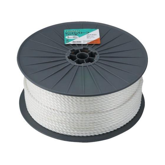 【お取り寄せ】TRUSCO ビニロンロープ 3つ打 線径12mm×長さ100m R-12100 ビニ...