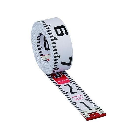 【お取り寄せ】KDS 記録証明写真用ロッド60巾20m R60-20 標尺 測量用品 工事用品 作業...