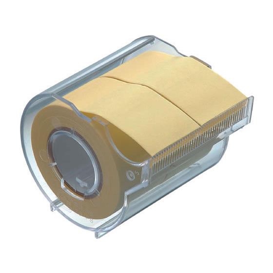 ヤマト メモックロールテープ 黄 25mm×10m カッター付 2巻 R-25CH-1 テープ式 ふ...