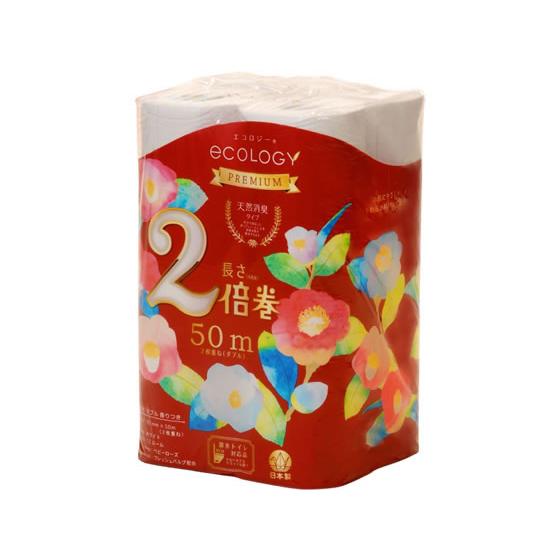 特種東海 トイレットペーパー エコロジー2倍巻きプレミアム ダブル 12R トイレットペーパー
