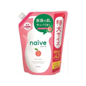 naive ナイーブ ボディソープ 桃の葉エキス 詰め替え 特大サイズ 1.6L