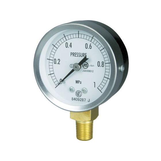 【お取り寄せ】長野 JIS汎用形圧力計A枠(テーパー) 圧力レンジ(MPa):0.0~0.60 GS...