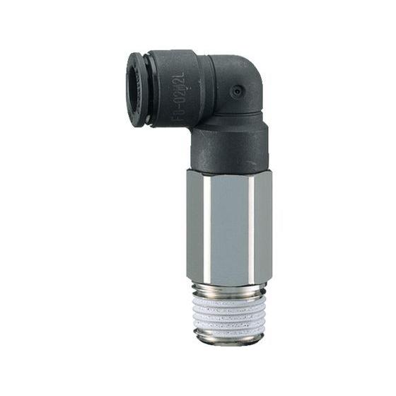 【お取り寄せ】チヨダ ファイブロングメイルエルボ 10mm・R3／8 F10-03M2L 汎用管継手...