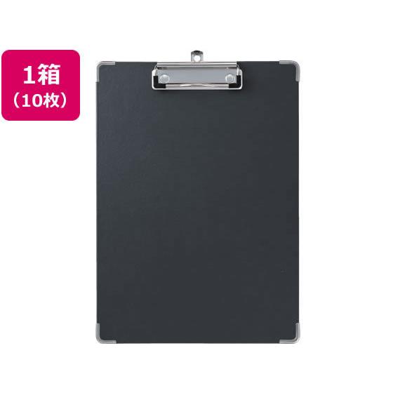 キングジム 用箋挟み A4タテ 短辺とじ 黒 10枚 8305-BK