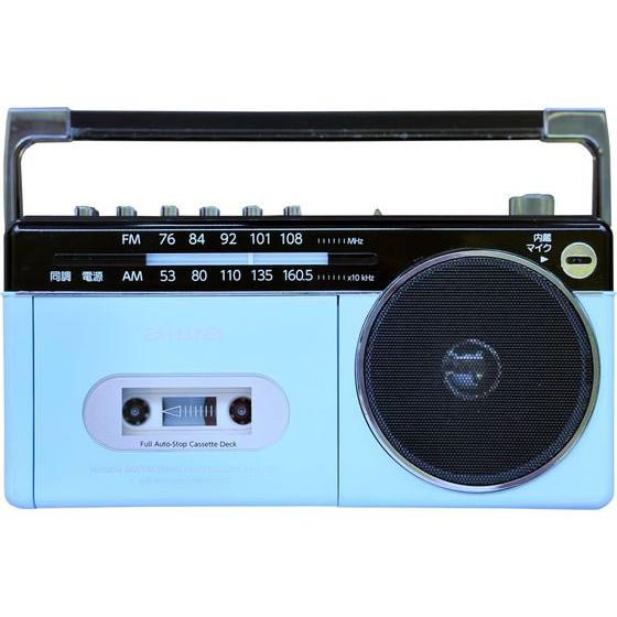 【お取り寄せ】aiwa ラジオカセットプレーヤー GAA4-RCP0003(PB) コンポ ラジカセ...