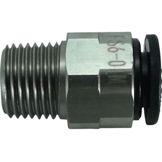 【お取り寄せ】チヨダ ファイブSUSメイルコネクタ 6mm・R1／8 FS6-01M 汎用管継手 コ...