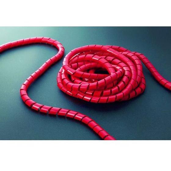 【お取り寄せ】TRUSCO スパイラルチュ-ブ10m結束径φ3.2~25.0赤 TSP4R 収縮チュ...