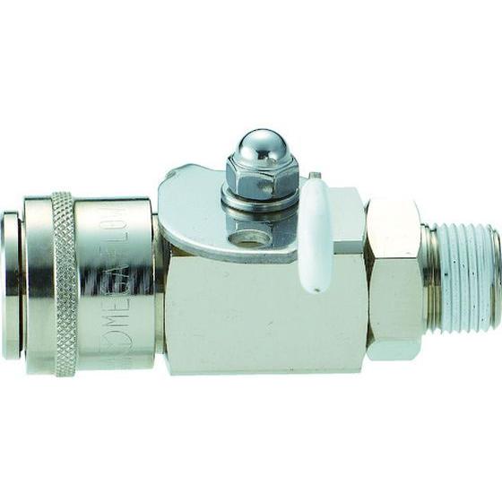 【お取り寄せ】チヨダ メガフロー残圧処理機能なし R1／4 MVS-2M カップリング 流体継手 チ...