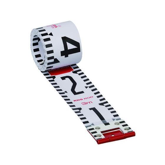 【お取り寄せ】KDS ロッド60巾3m R60-3 標尺 測量用品 工事用品 作業用品 工具