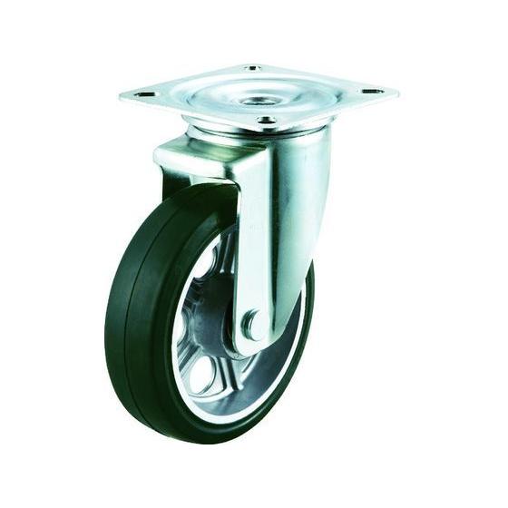 【お取り寄せ】ユーエイ アルミホイルゴムキャスター 自在 250φ AWJ-250 キャスター 筐体...