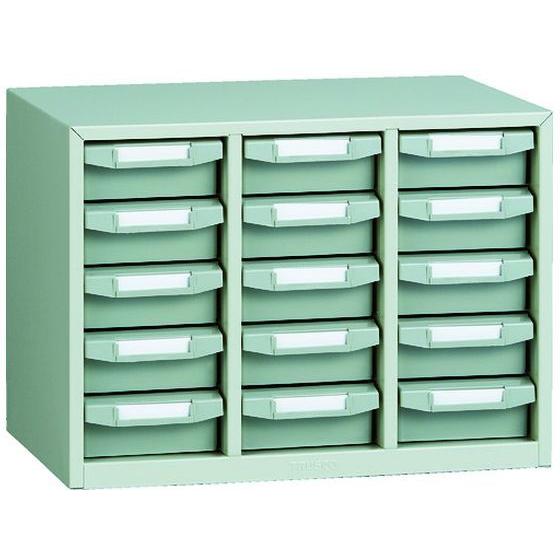 【お取り寄せ】TRUSCO バンラックケースB型 3列5段 ネオグレー B-35 キャビネット ツー...