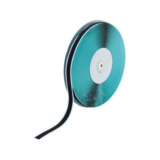 【お取り寄せ】TRUSCO マジックテープ[[R下]] 糊付B側 16mm×25m 黒 結束用面ファ...