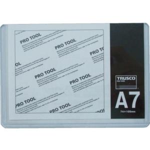 【お取り寄せ】TRUSCO 厚口カードケース A7 THCCH-A7 ハードタイプ カードケース ドキュメントキャリー ファイル
